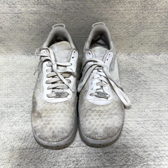 Nike Air Air Force 1 White‎ Sneaker with Lizard Design Mens Size 12